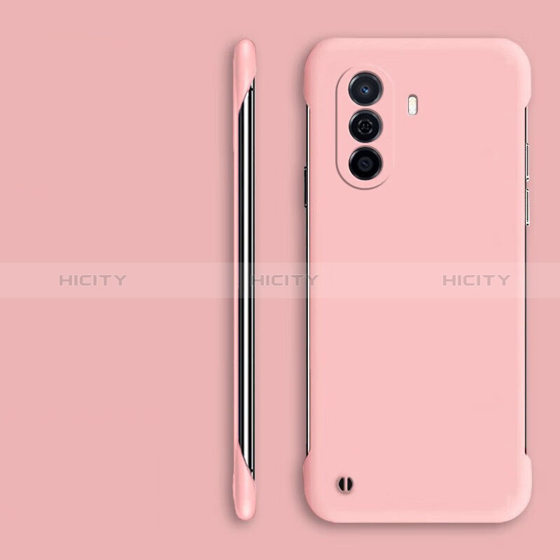 Custodia Plastica Rigida Senza Cornice Cover Opaca per Huawei Nova Y70 Rosa