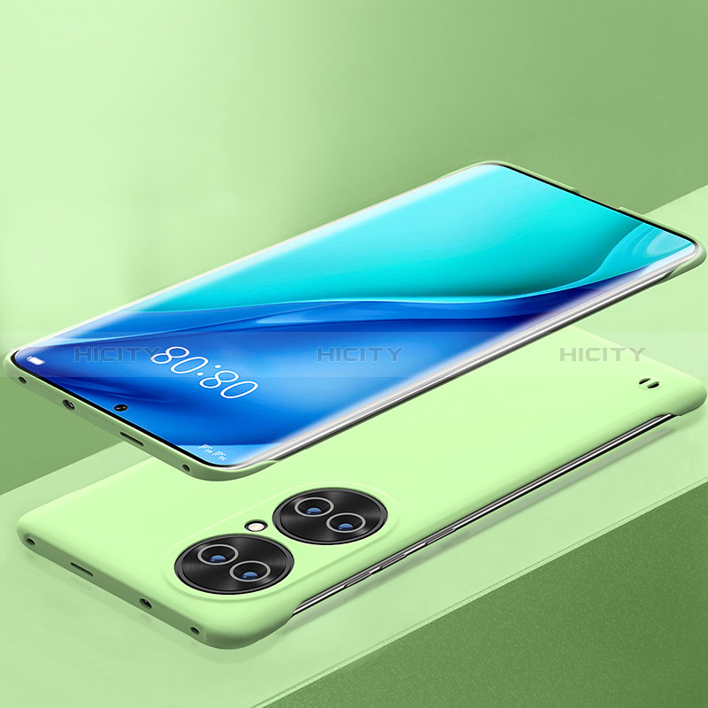 Custodia Plastica Rigida Senza Cornice Cover Opaca per Huawei P50 Verde