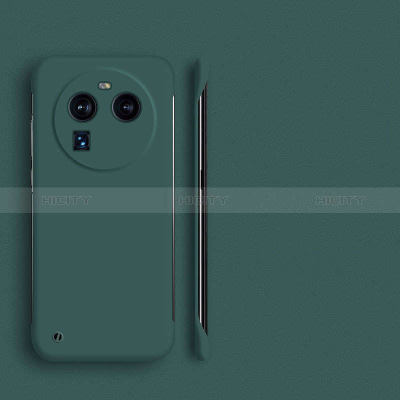 Custodia Plastica Rigida Senza Cornice Cover Opaca per Oppo Find X6 5G Verde