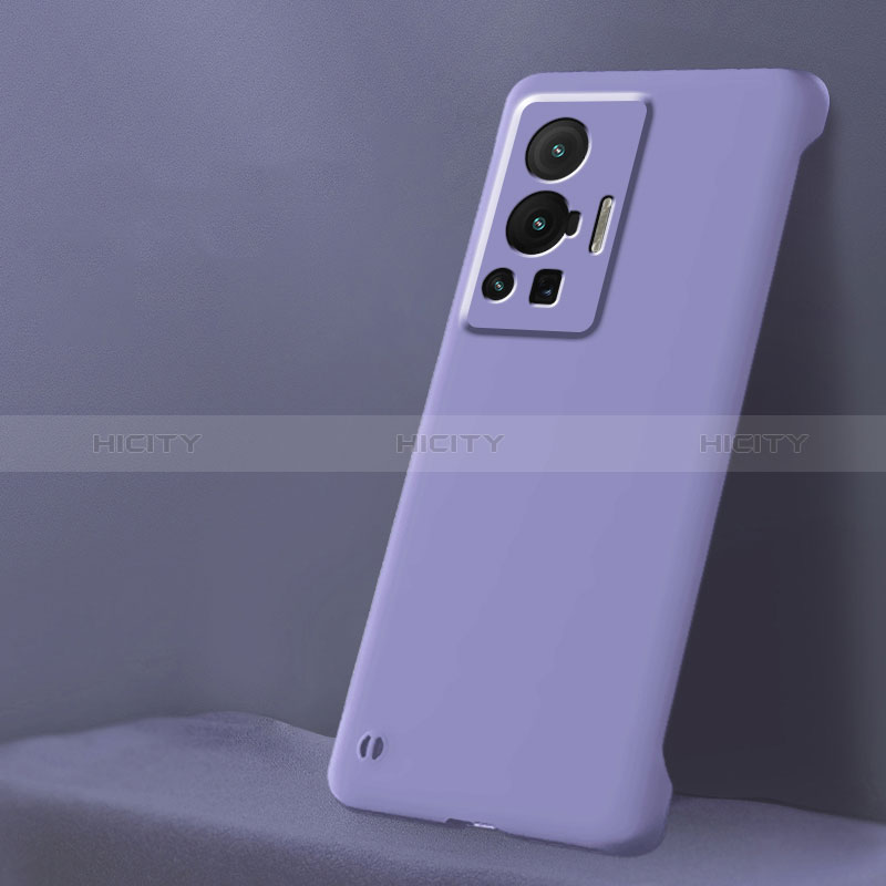 Custodia Plastica Rigida Senza Cornice Cover Opaca per Vivo X70 Pro 5G Lavanda