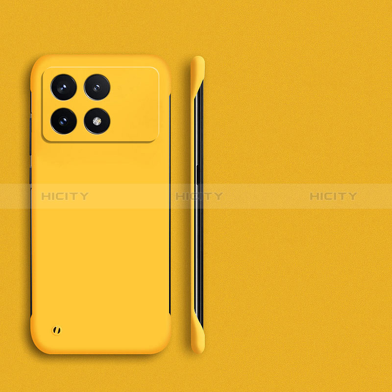 Custodia Plastica Rigida Senza Cornice Cover Opaca per Xiaomi Redmi K70 Pro 5G Giallo