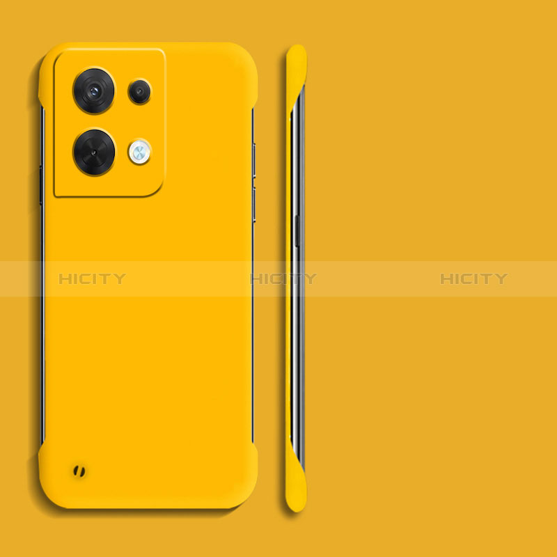 Custodia Plastica Rigida Senza Cornice Cover Opaca per Xiaomi Redmi Note 13 5G Giallo