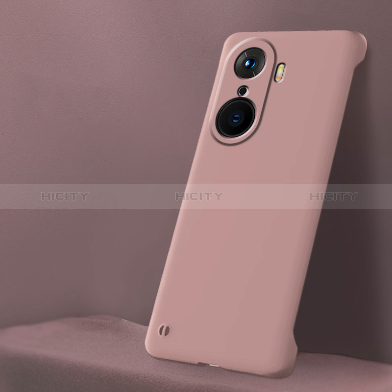 Custodia Plastica Rigida Senza Cornice Cover Opaca Z01 per Huawei Honor 60 Pro 5G Rosa