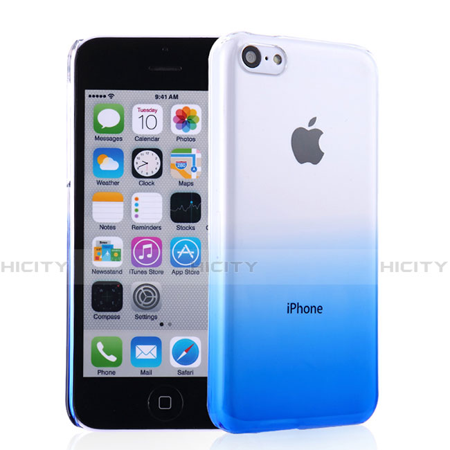 Custodia Plastica Rigida Sfumato per Apple iPhone 5C Blu