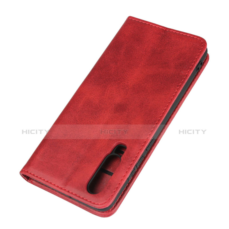 Custodia Portafoglio In Pelle con Stand L01 per Huawei P30 Rosso