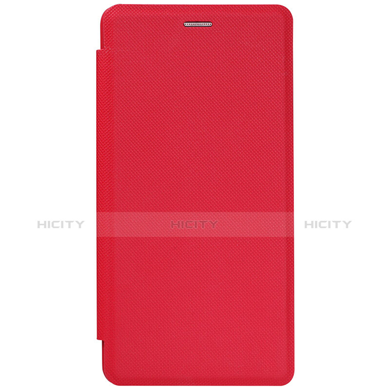 Custodia Portafoglio In Pelle con Stand L01 per Xiaomi Mi Note Rosso