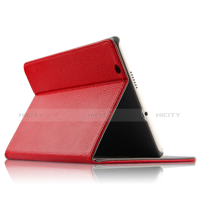 Custodia Portafoglio In Pelle con Stand L02 per Huawei Mediapad M3 8.4 BTV-DL09 BTV-W09 Rosso