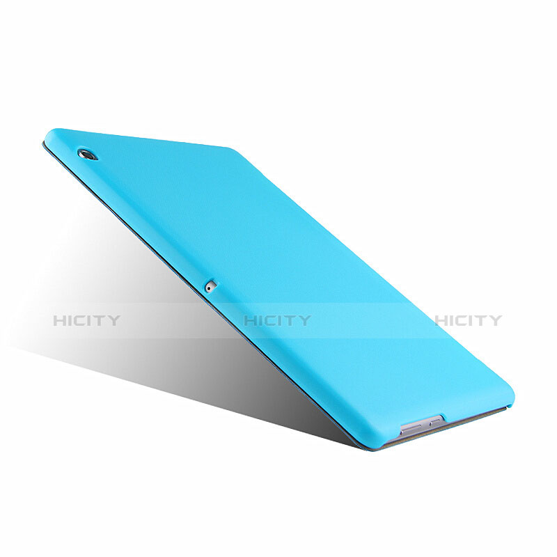 Custodia Portafoglio In Pelle con Stand L02 per Huawei MediaPad T3 10 AGS-L09 AGS-W09 Cielo Blu