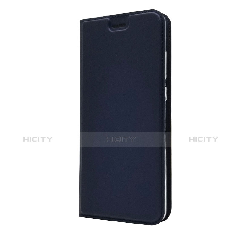 Custodia Portafoglio In Pelle con Stand L02 per Huawei P30 Blu