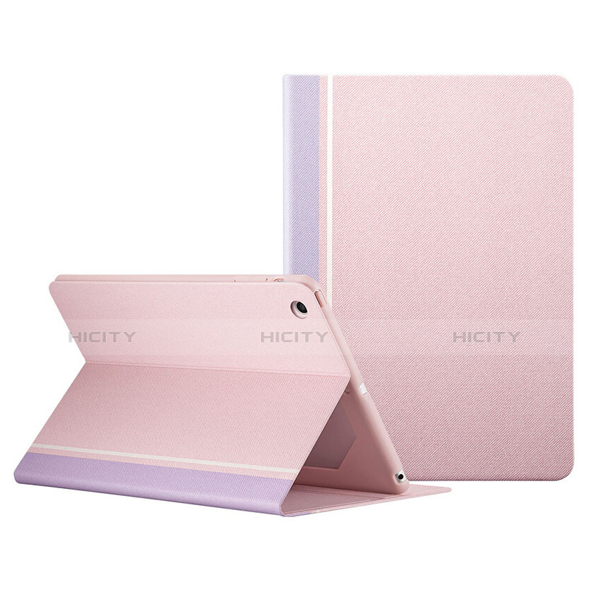 Custodia Portafoglio In Pelle con Stand L03 per Apple iPad Mini 2 Rosa