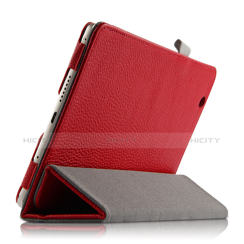 Custodia Portafoglio In Pelle con Stand L03 per Huawei Mediapad M3 8.4 BTV-DL09 BTV-W09 Rosso