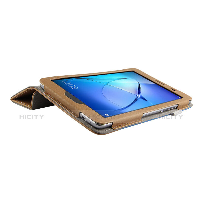 Custodia Portafoglio In Pelle con Stand L03 per Huawei MediaPad T3 8.0 KOB-W09 KOB-L09 Blu