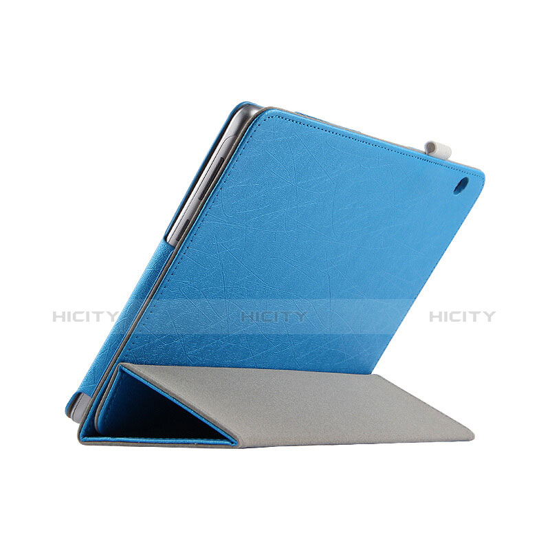 Custodia Portafoglio In Pelle con Stand L07 per Huawei MediaPad T3 10 AGS-L09 AGS-W09 Cielo Blu