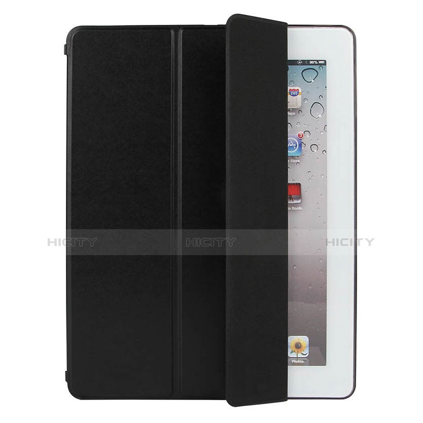 Custodia Portafoglio In Pelle con Stand per Apple iPad 4 Nero