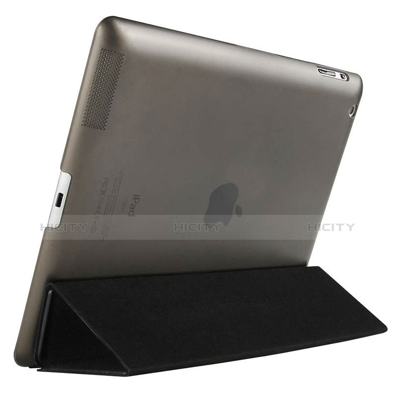 Custodia Portafoglio In Pelle con Stand per Apple iPad 4 Nero