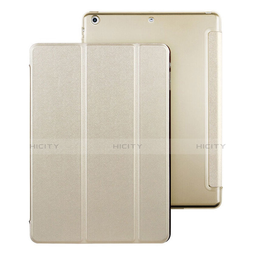 Custodia Portafoglio In Pelle con Stand per Apple iPad Air Oro