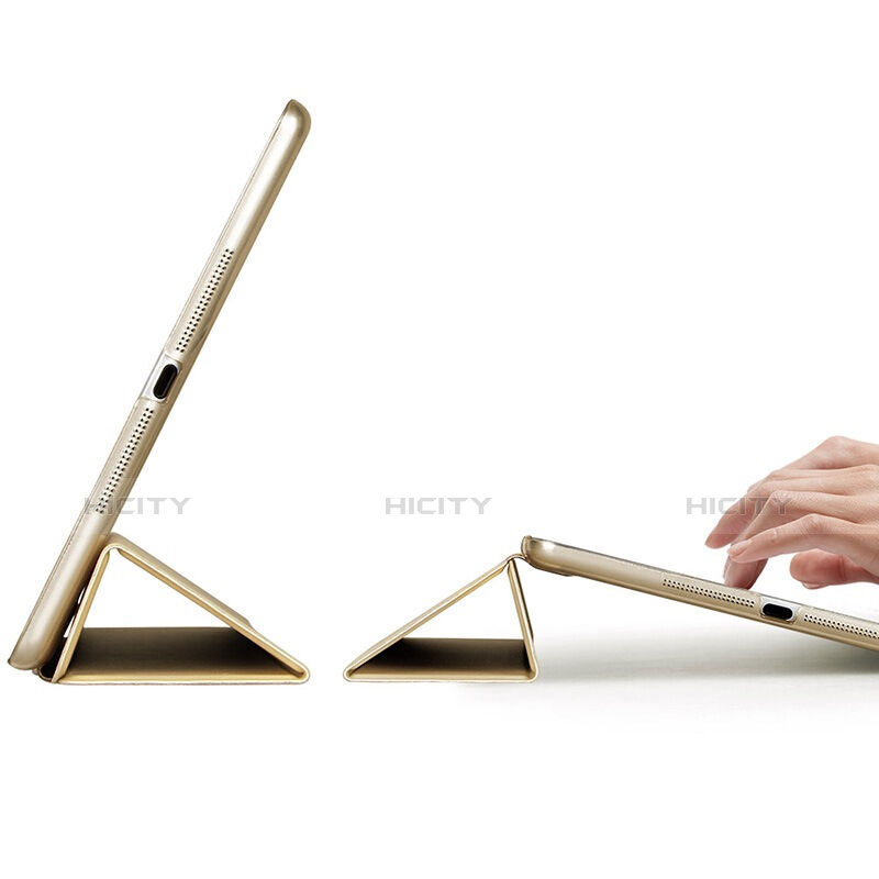 Custodia Portafoglio In Pelle con Stand per Apple iPad Air Oro