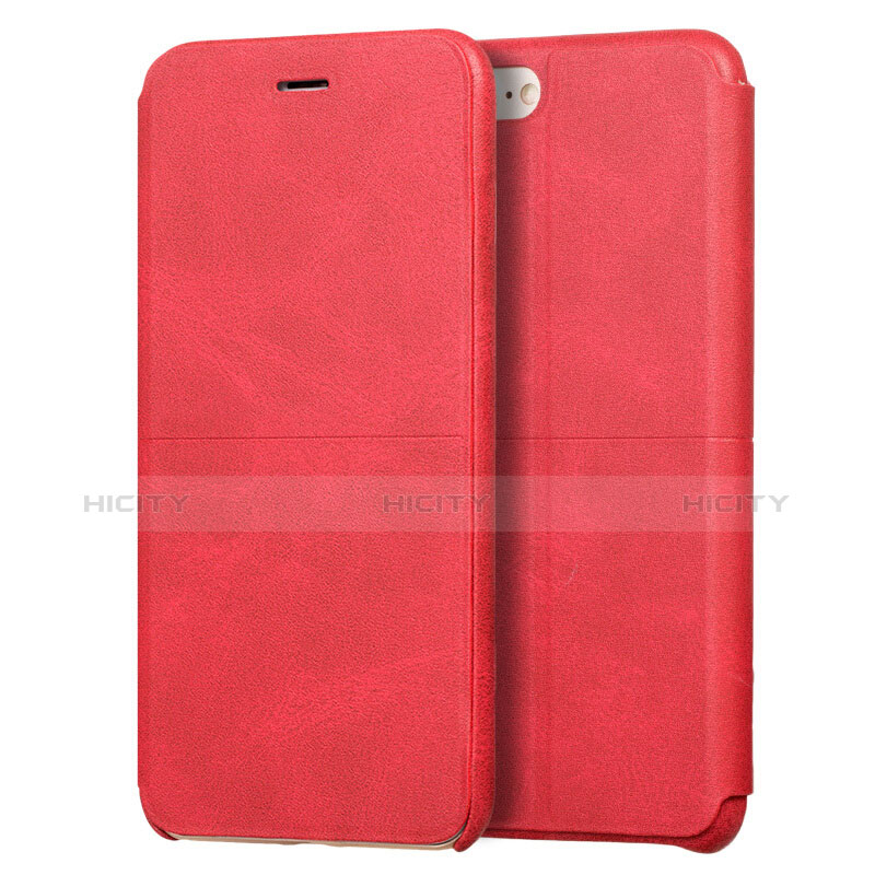 Custodia Portafoglio In Pelle con Stand per Apple iPhone 7 Rosso