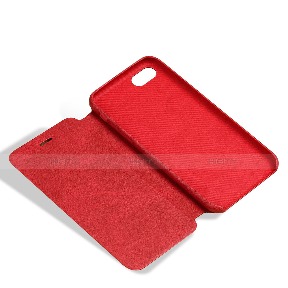 Custodia Portafoglio In Pelle con Stand per Apple iPhone 7 Rosso