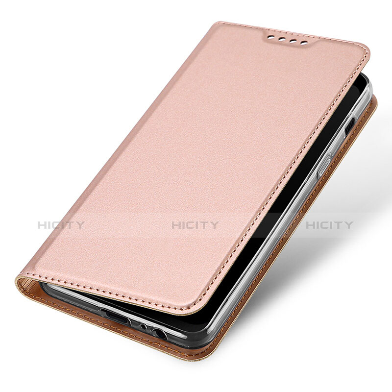 Custodia Portafoglio In Pelle con Stand per Samsung Galaxy A8 (2018) A530F Oro Rosa