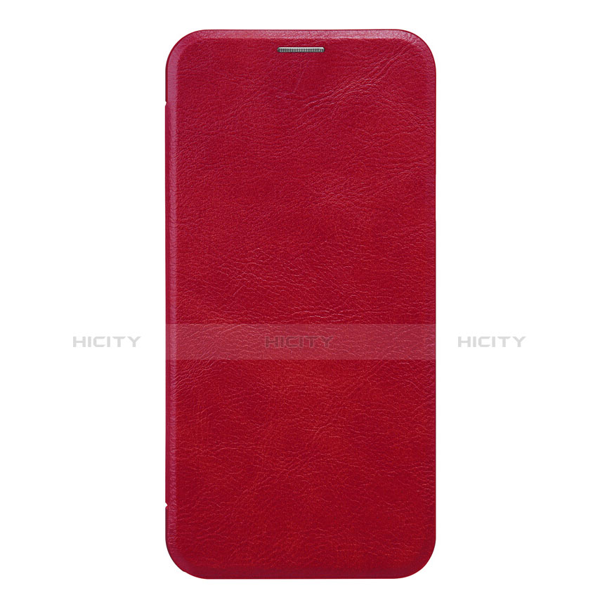 Custodia Portafoglio In Pelle con Stand per Samsung Galaxy C8 C710F Rosso