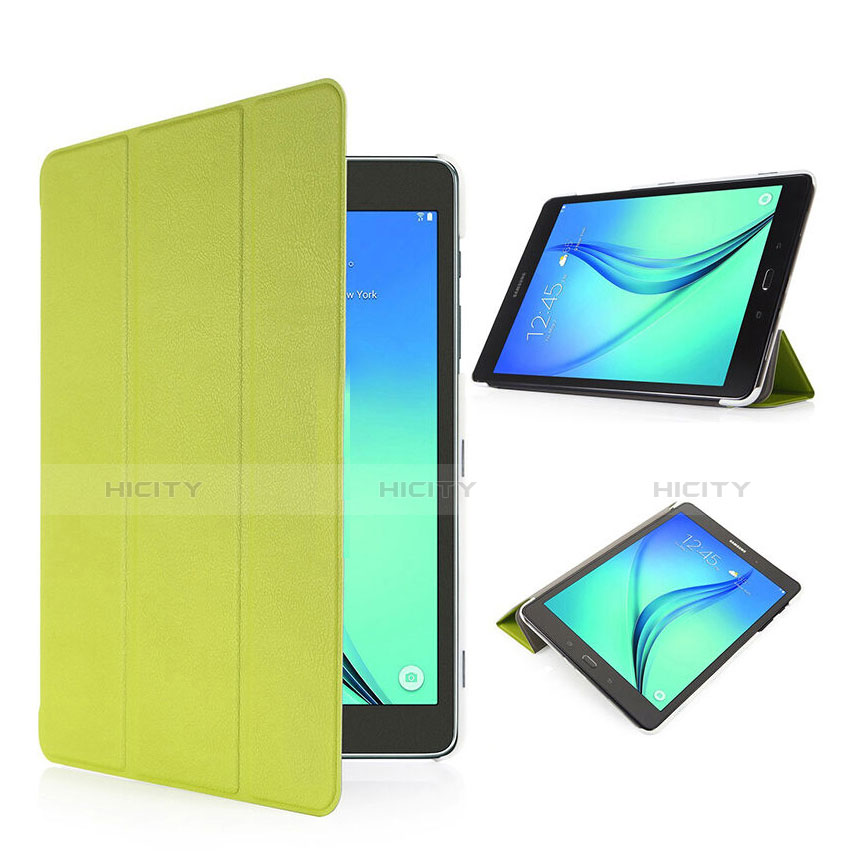 Custodia Portafoglio In Pelle con Stand per Samsung Galaxy Tab S2 8.0 SM-T710 SM-T715 Verde