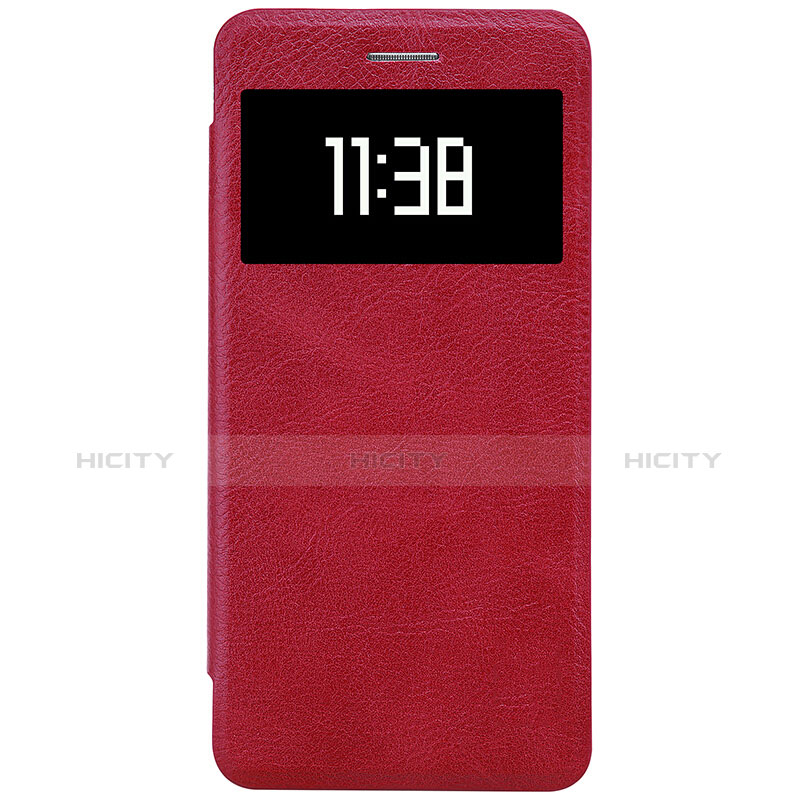 Custodia Portafoglio In Pelle con Stand per Xiaomi Mi 5S 4G Rosso