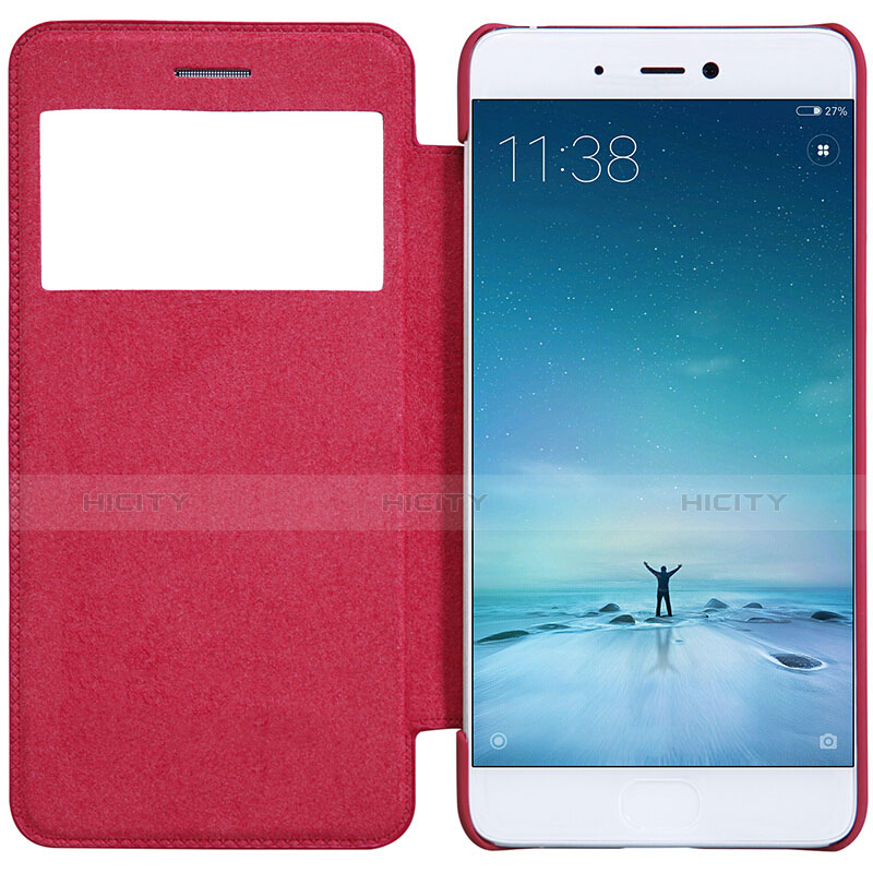 Custodia Portafoglio In Pelle con Stand per Xiaomi Mi 5S 4G Rosso