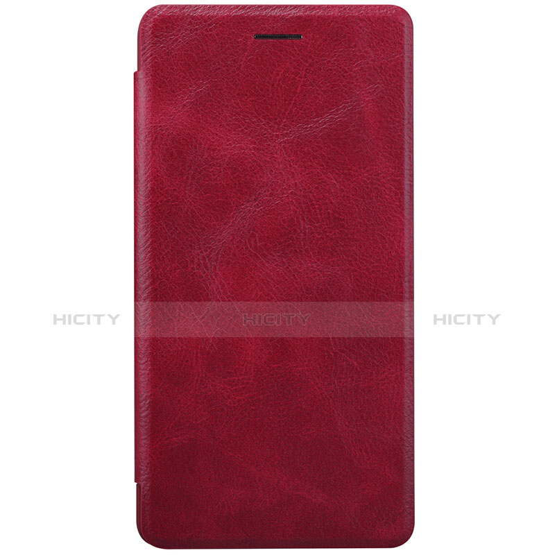 Custodia Portafoglio In Pelle con Stand per Xiaomi Mi Note Rosso