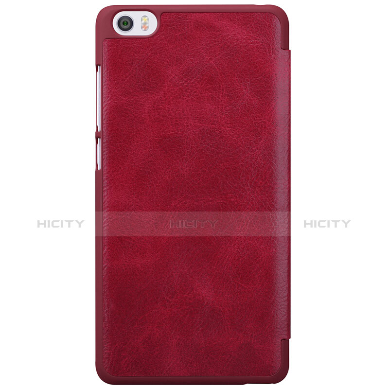 Custodia Portafoglio In Pelle con Stand per Xiaomi Mi Note Rosso