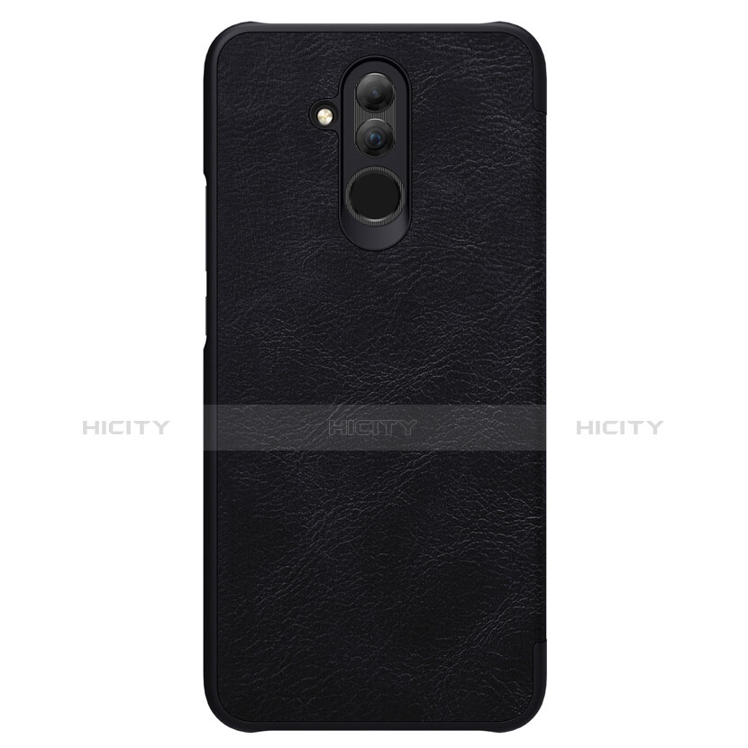 Custodia Portafoglio In Pelle con Supporto F01 per Huawei Mate 20 Lite Nero