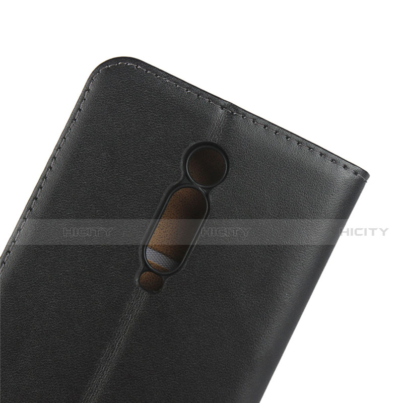 Custodia Portafoglio In Pelle con Supporto K01 per Xiaomi Redmi K20 Pro Nero