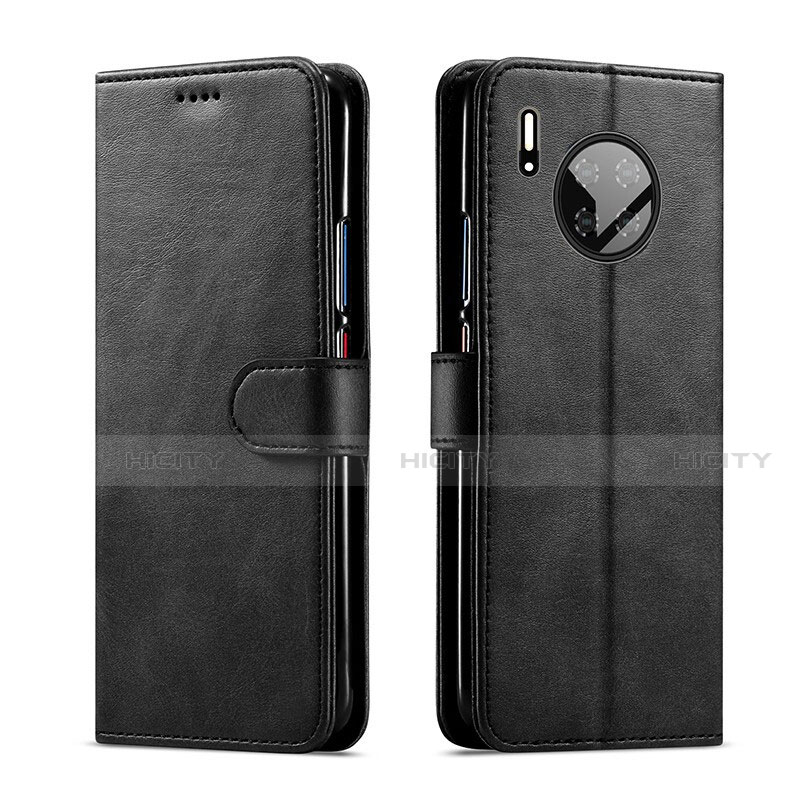 Custodia Portafoglio In Pelle con Supporto L01 per Huawei Mate 30 Pro Nero