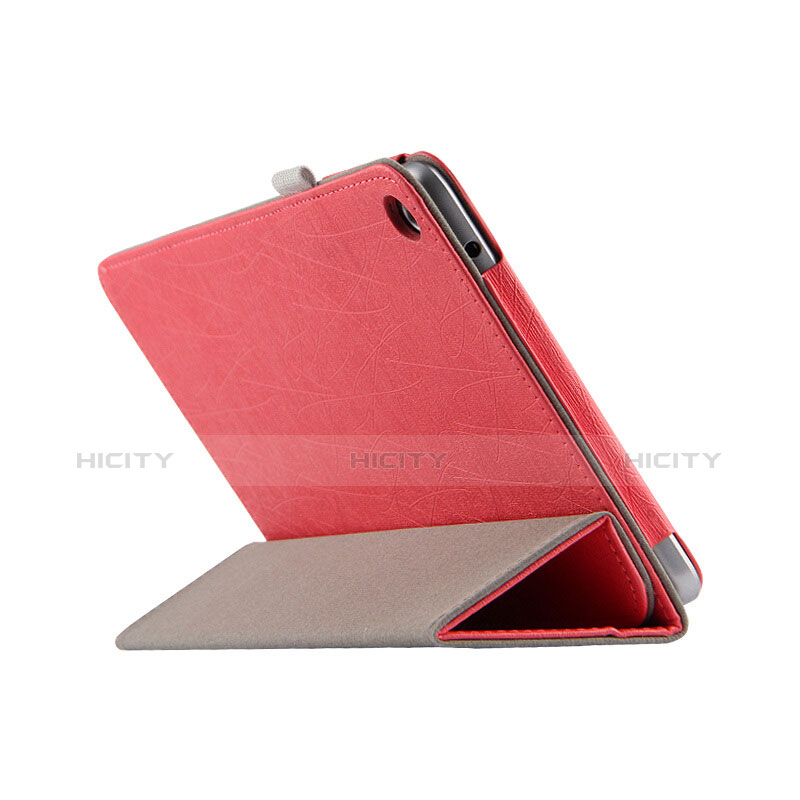 Custodia Portafoglio In Pelle con Supporto L01 per Huawei MediaPad T3 8.0 KOB-W09 KOB-L09 Rosso