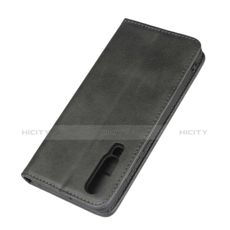 Custodia Portafoglio In Pelle con Supporto L01 per Huawei P30 Nero