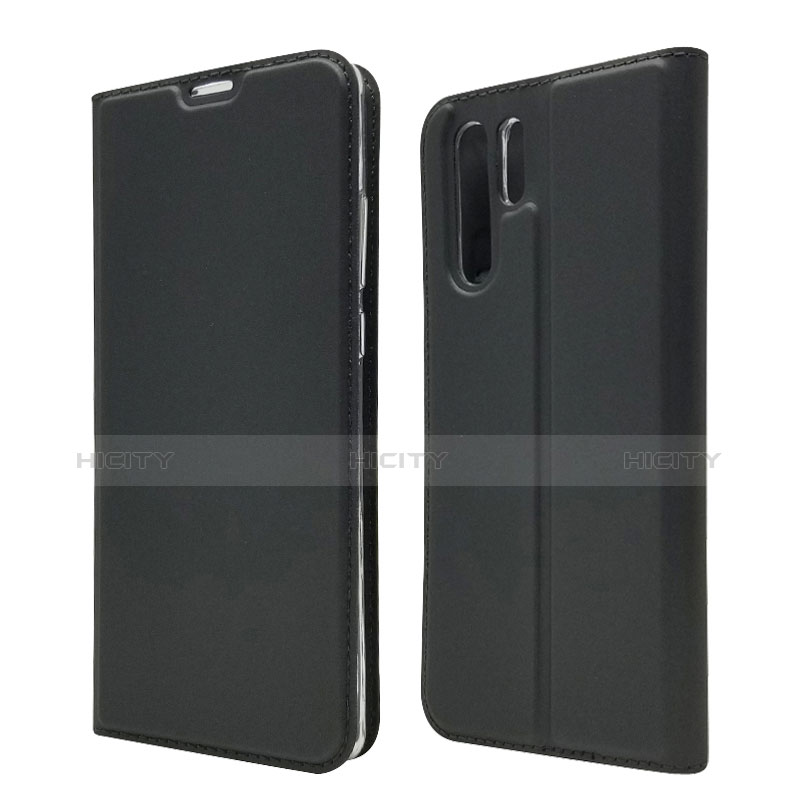 Custodia Portafoglio In Pelle con Supporto L01 per Huawei P30 Pro New Edition Nero