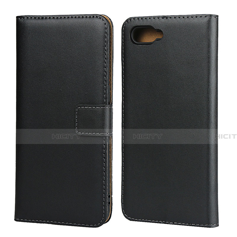 Custodia Portafoglio In Pelle con Supporto L01 per Oppo K1 Nero