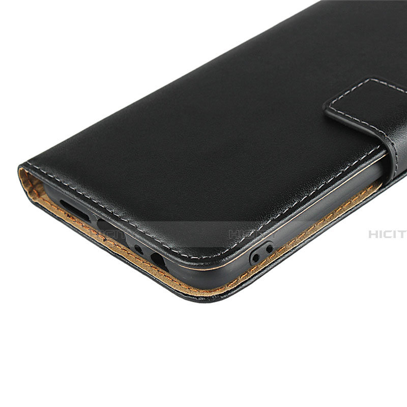 Custodia Portafoglio In Pelle con Supporto L01 per Oppo K1 Nero