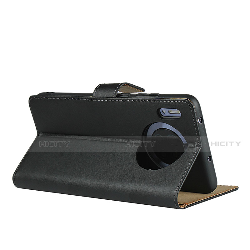 Custodia Portafoglio In Pelle con Supporto L02 per Huawei Mate 30E Pro 5G Nero