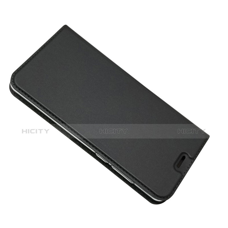 Custodia Portafoglio In Pelle con Supporto L02 per Huawei P30 Nero