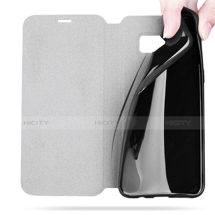 Custodia Portafoglio In Pelle con Supporto L02 per Samsung Galaxy S8 Plus Nero