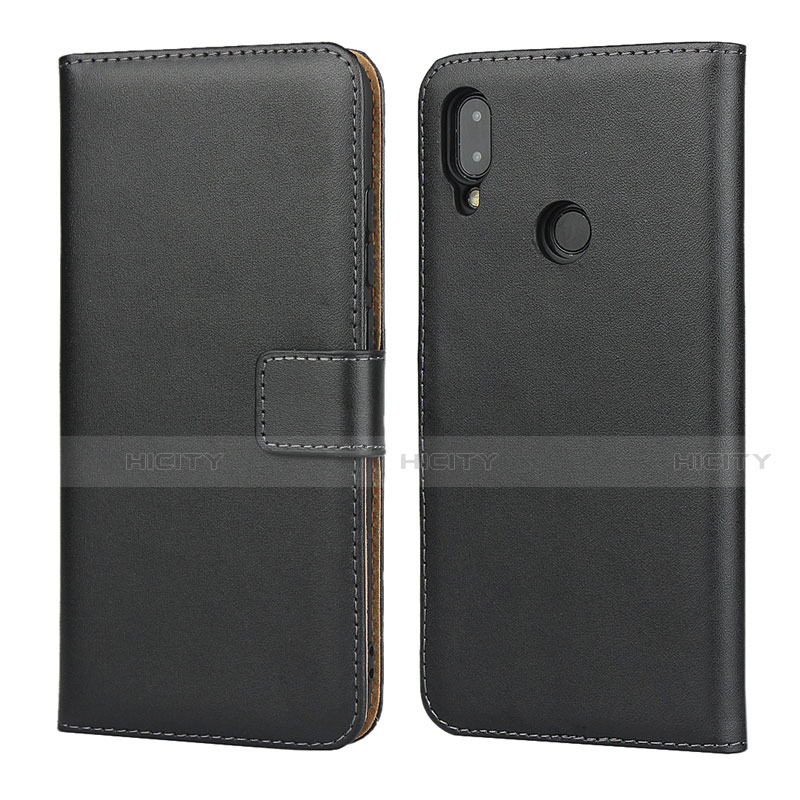 Custodia Portafoglio In Pelle con Supporto L04 per Xiaomi Redmi Note 7 Nero