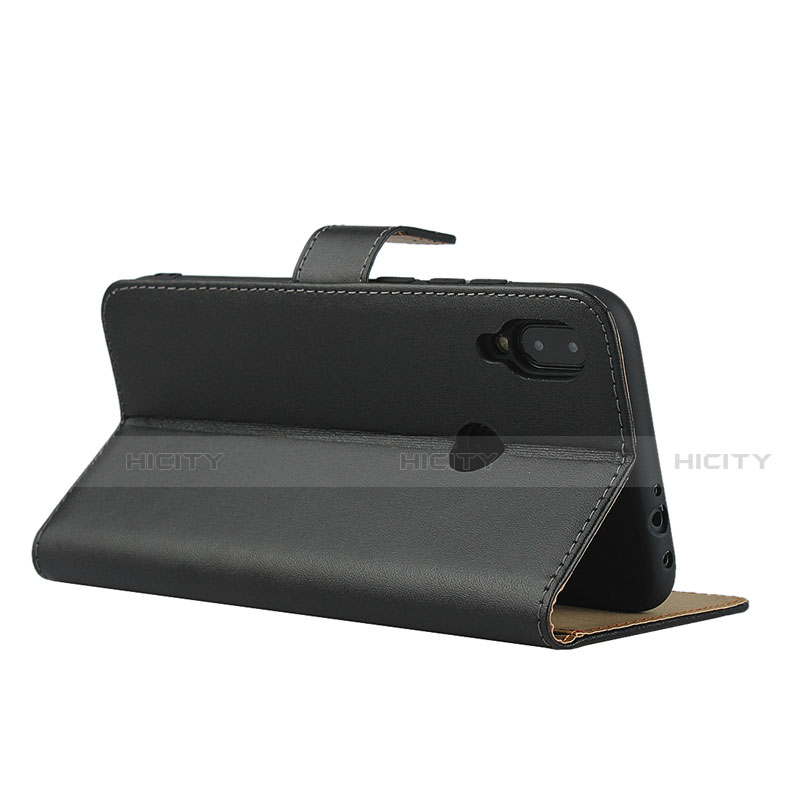 Custodia Portafoglio In Pelle con Supporto L04 per Xiaomi Redmi Note 7 Nero