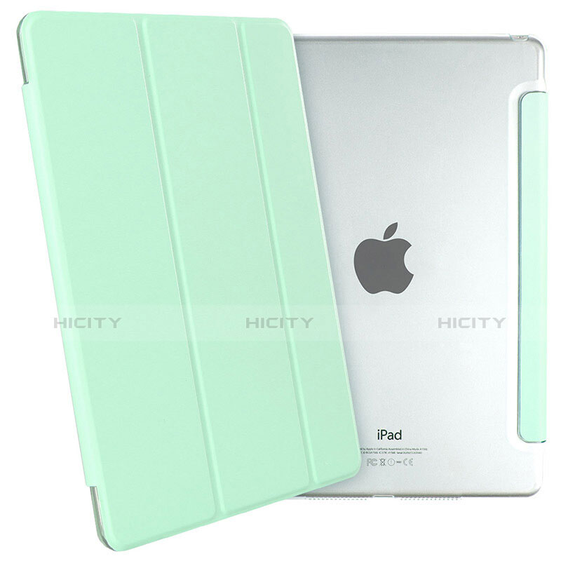 Custodia Portafoglio In Pelle con Supporto L06 per Apple iPad Mini 3 Verde