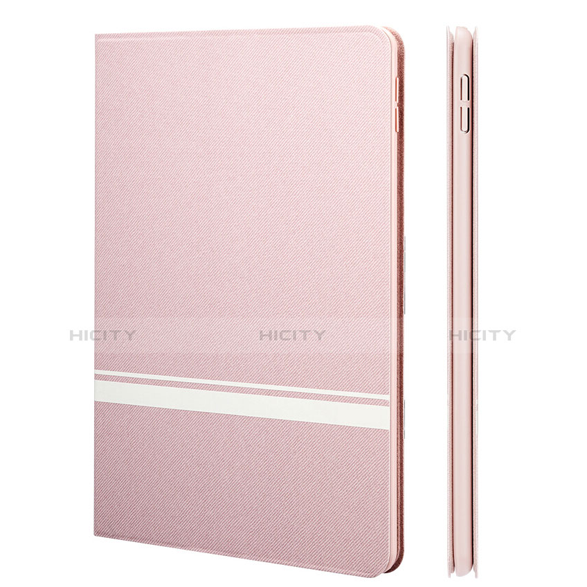 Custodia Portafoglio In Pelle con Supporto L06 per Apple iPad Pro 10.5 Rosa