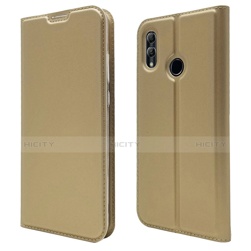 Custodia Portafoglio In Pelle con Supporto L06 per Huawei Honor 10 Lite Oro