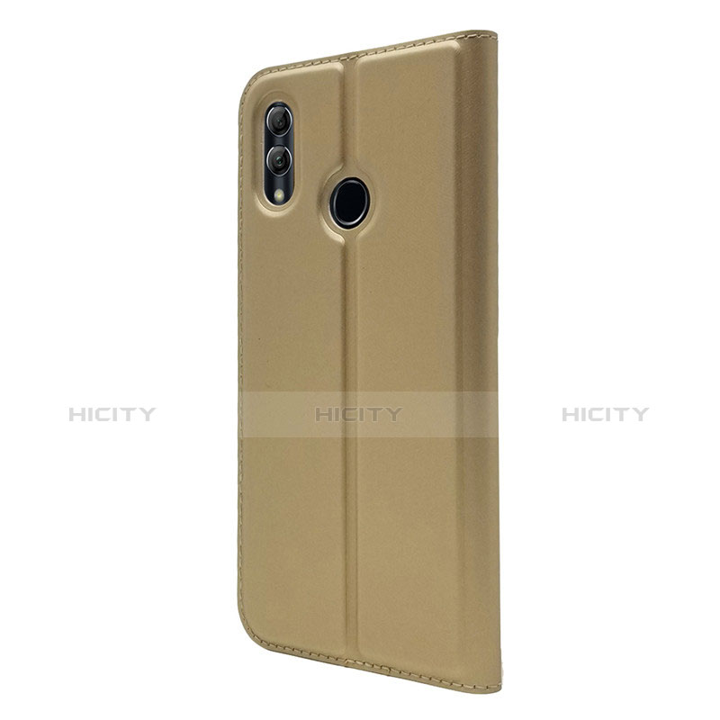 Custodia Portafoglio In Pelle con Supporto L06 per Huawei Honor 10 Lite Oro