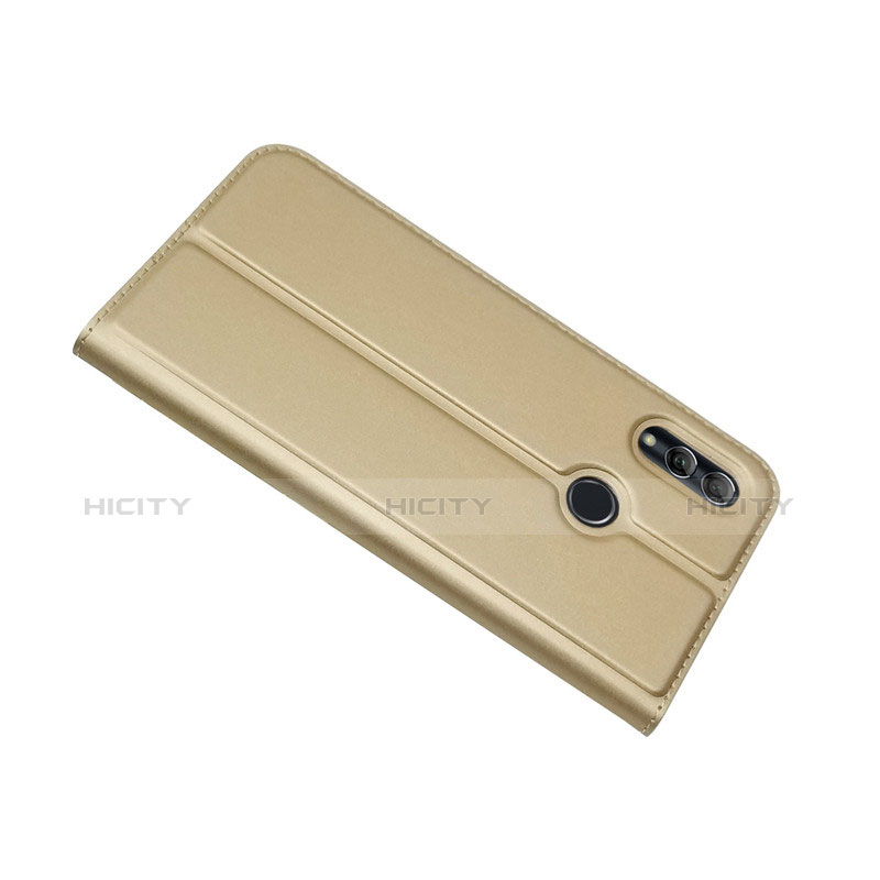 Custodia Portafoglio In Pelle con Supporto L06 per Huawei Honor 10 Lite Oro