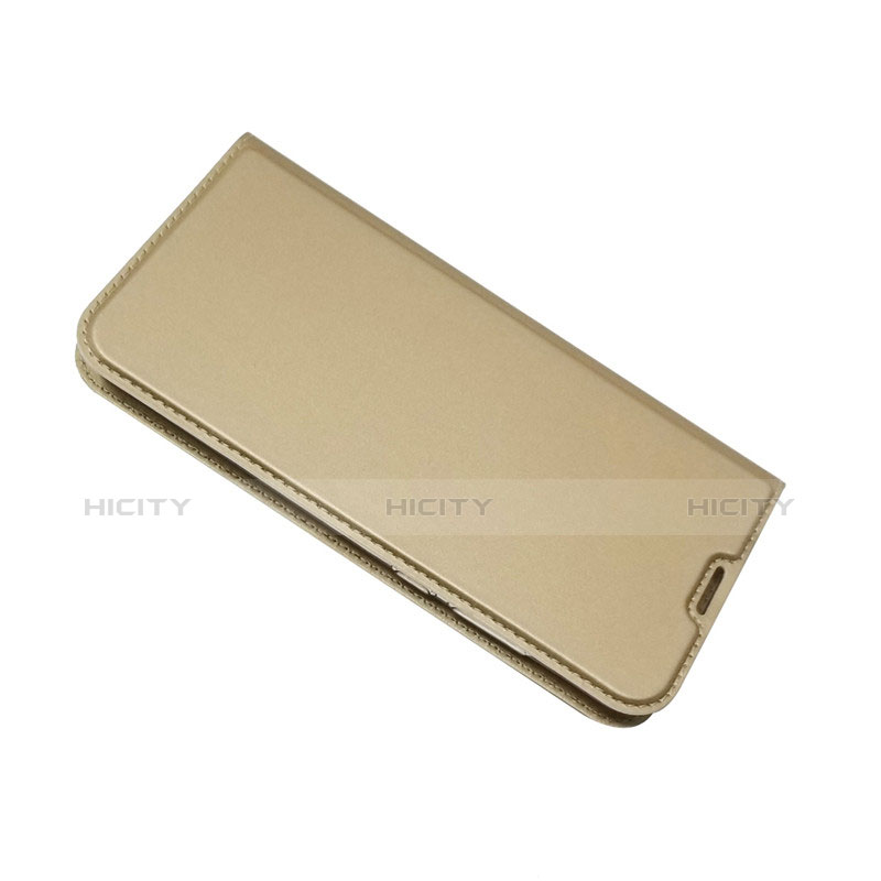 Custodia Portafoglio In Pelle con Supporto L06 per Huawei Honor 10 Lite Oro