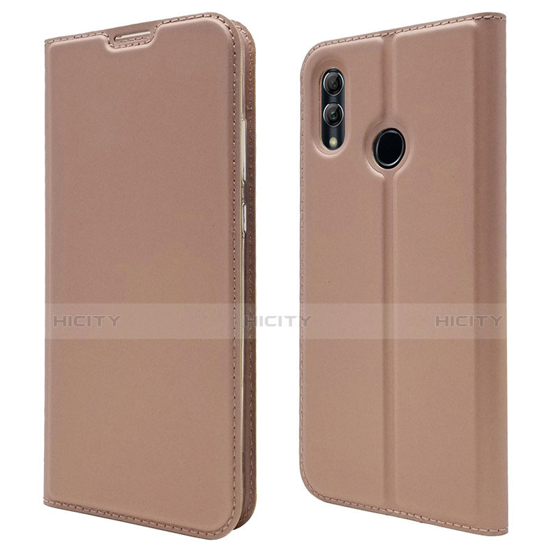 Custodia Portafoglio In Pelle con Supporto L06 per Huawei Honor 10 Lite Oro Rosa